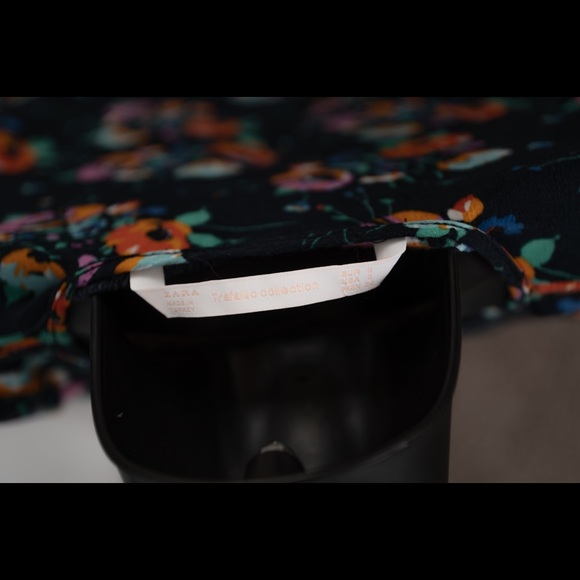 Zara floral peplum blouse size S - Picture 11 of 12